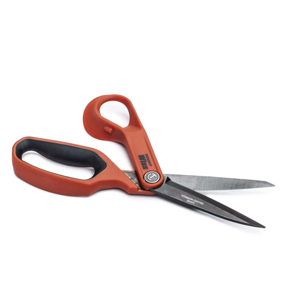 Crescent Wiss 10In Tradesman Shears Offset Left Hand Titanium Coated