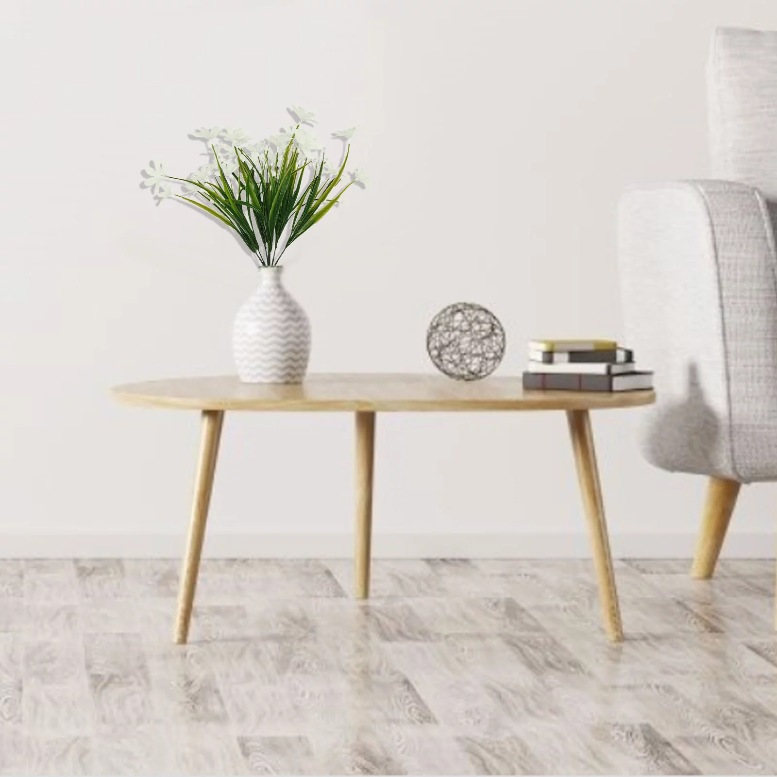 Jierger 1 Bundles Artificial Orchid Silk Flowers Indoor Blue Artificial Green Porch Garden Flowers Outdoor Bundles Shrubs for Home Farmhouse Decoration Wedding Bouquet Window Box Planter Filler Decor