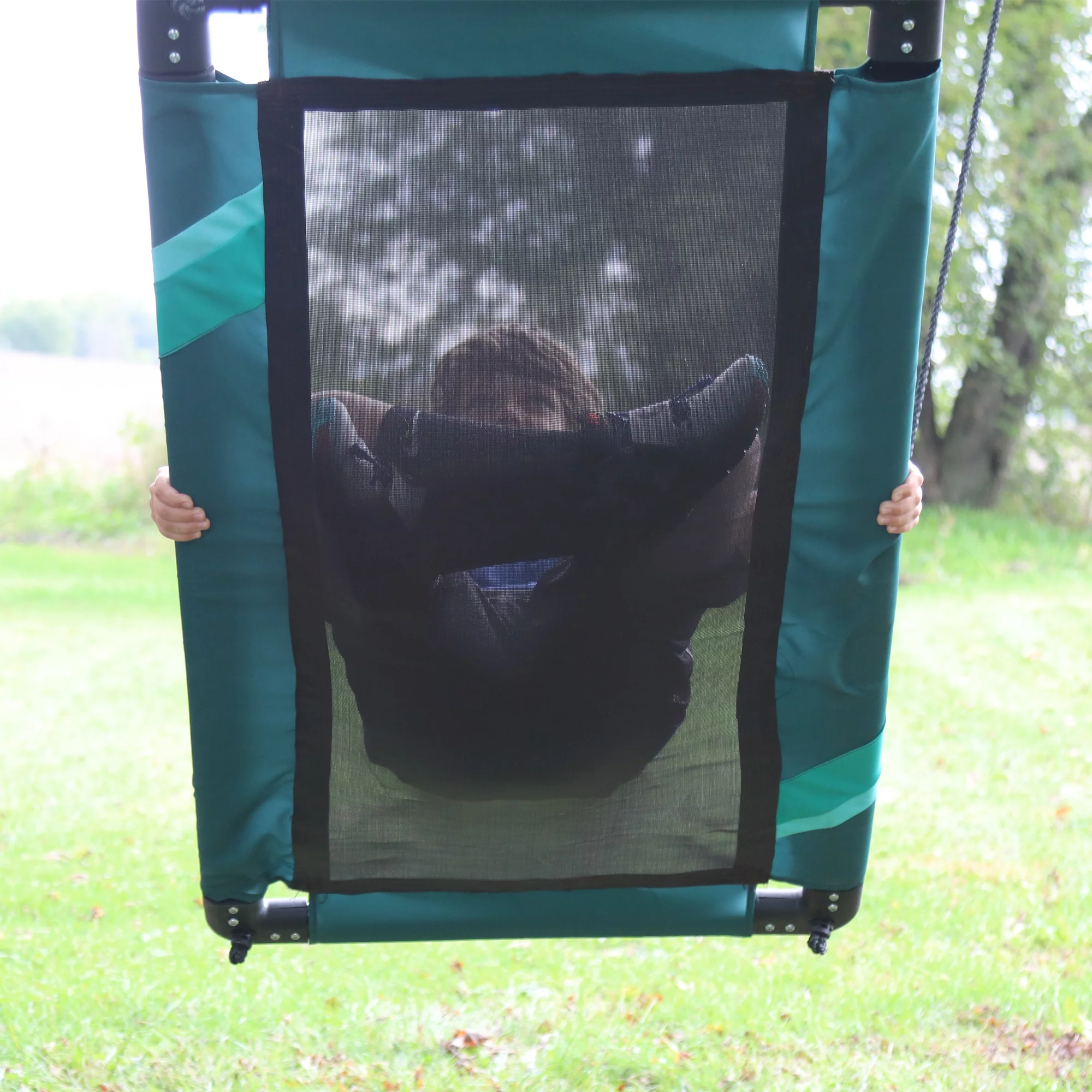 M&M Sales Enterprises Inc Rainbow Gliderz Stripe Mat Swing 60