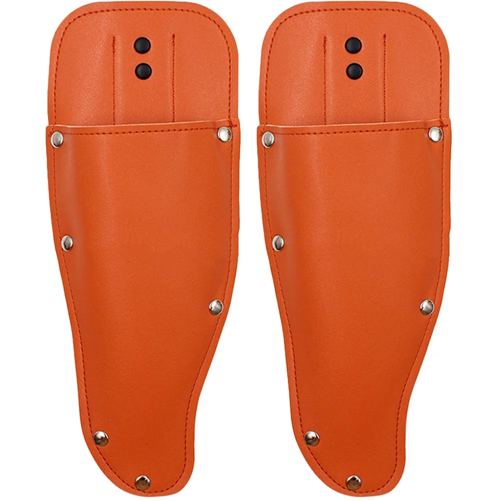 2Pcs Gardening Scissor Covers Pruner Sheath Pruning Shear Leather Scissor Holsters for Pruners