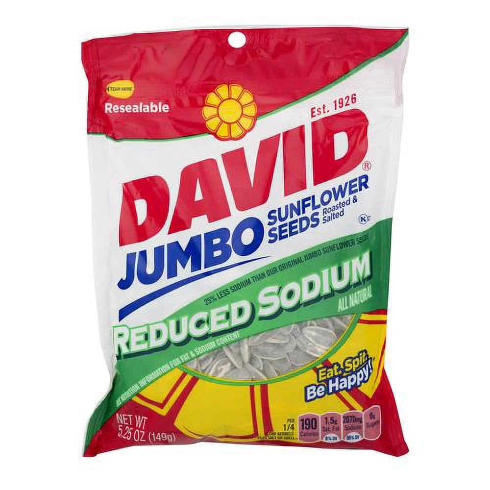 DAVID Sunflower Seeds Jumbo (Pack of 10)