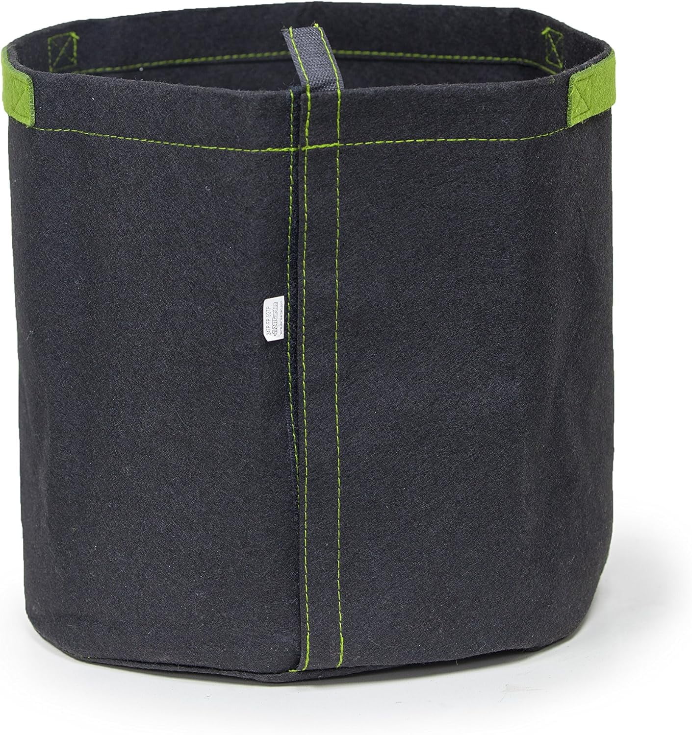 5pcs 2-Gallon Transplanter Fabric Pots, 5-Packs Reusable Planters Nursery Aeration Grow Bags, -Seamed w/Handles (Black)