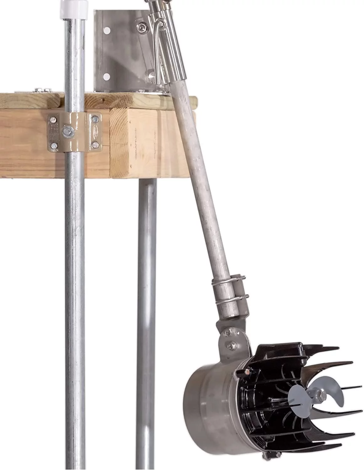 Kasco AquatiClear Water Circulator w/ Universal Mount, 3/4 HP w/200 ft. Power Cord, Clog-Resistant Water Circulation Pump to Keep Dock, Marina & Shoreline Free of Algae & Debris, 240 Volt