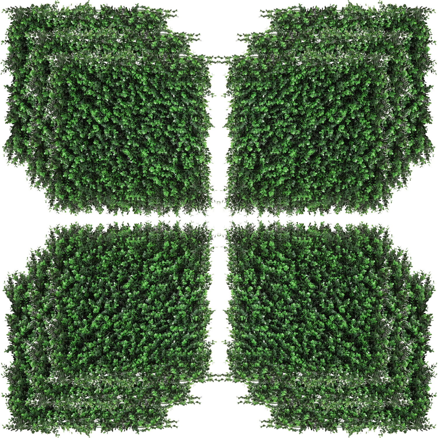 ZWNLKQG Grass Wall Panels  20” x 20” Artificial Grass Wall Decor Greenery Backdrop Panels Wall for Outdoor  Indoor  Garden  Fence  Backyard  Fresh Green