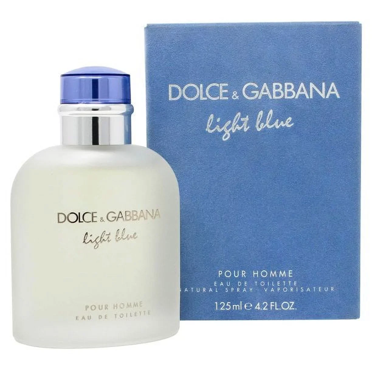 DolceGabbana_Light Blue Pour Homme Blue Eau De Toilette Spray for Men 4.2 oz