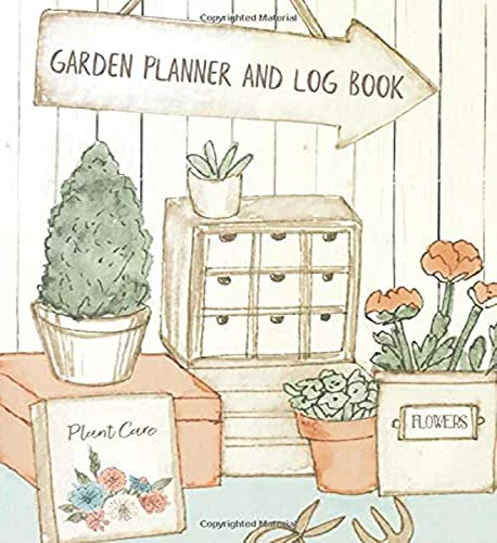 Pre-Owned Garden Planner And Log Book: Gardening Organizer & Journal Notebook - Unique Gardener Planting Gifts Paperback