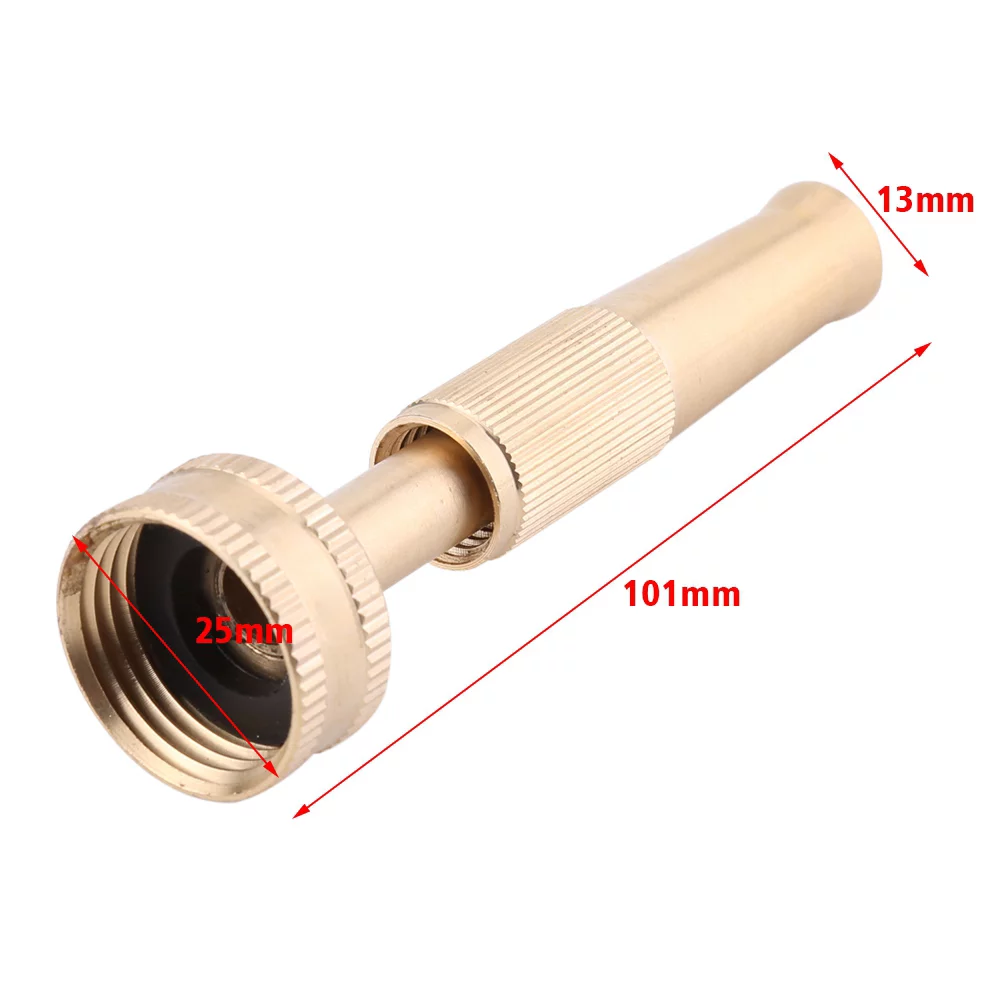 BLLBOO Spray Head-Adjustable Spray Head Hose Spray Nozzle,Brass Construction High Pressure Water Spray Gun Head for Garden Floor Walkways