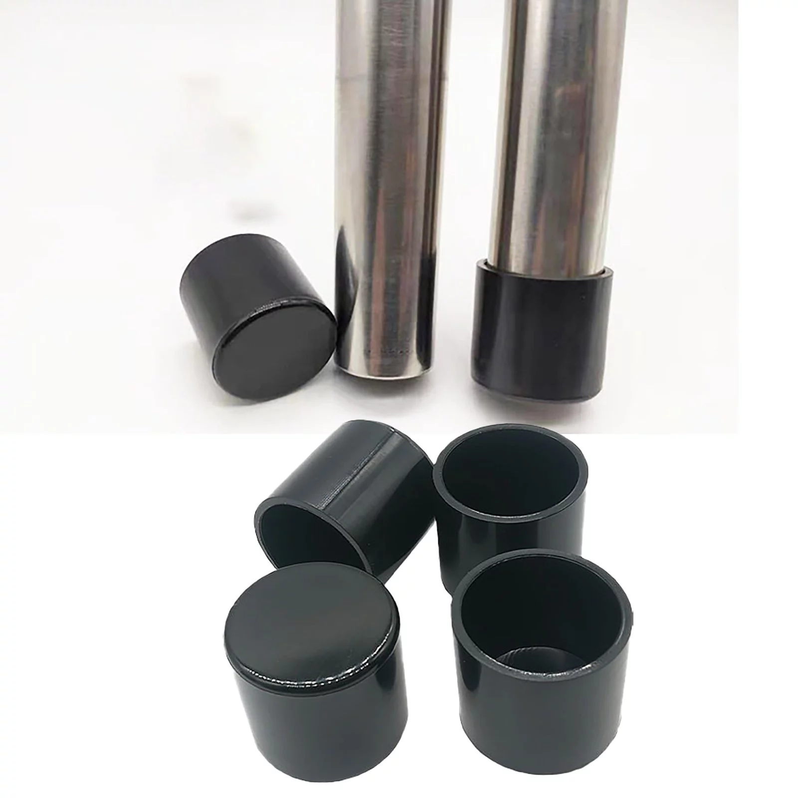 Set Of 4 Protective Caps For Chair Legs-Solid, Anti-scratch, Floor Protection-Diameter 22mm Kids Table Comfort Chairs for Living Room Camping Chairs for Adults Heavy Duty Foldable Stool *6PCS