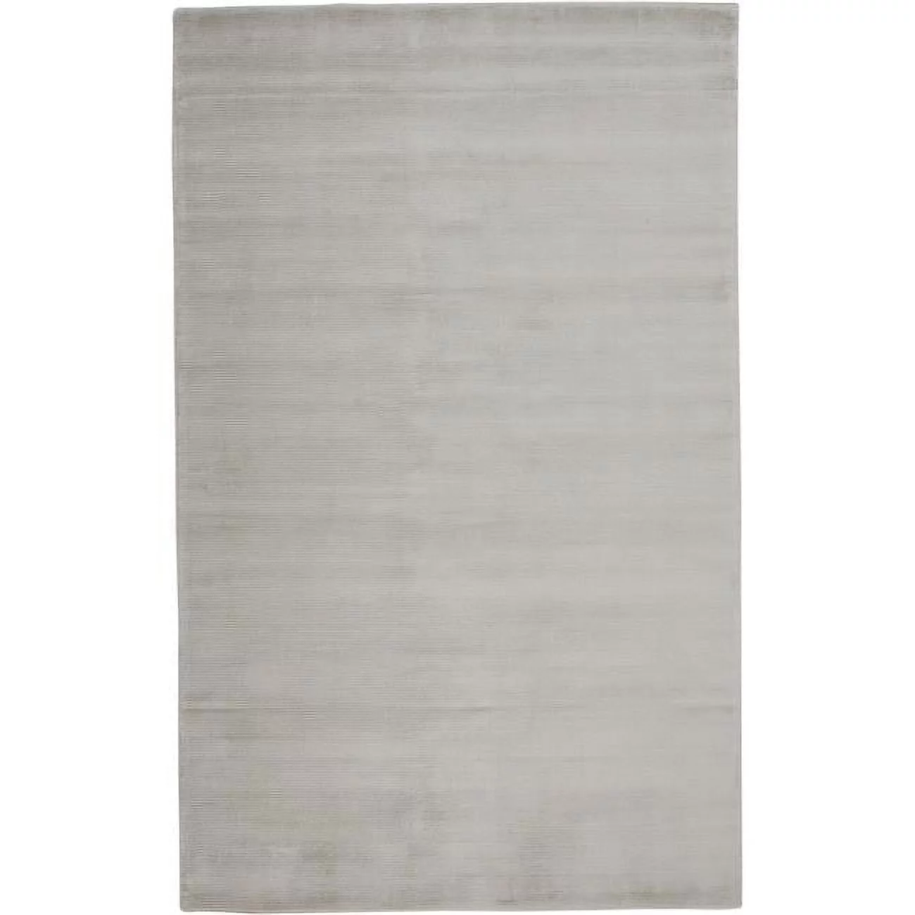 HomeRoots  8 x 11 ft. Gray & Silver Hand Woven Rectangle Area Rug - Gray and Silver
