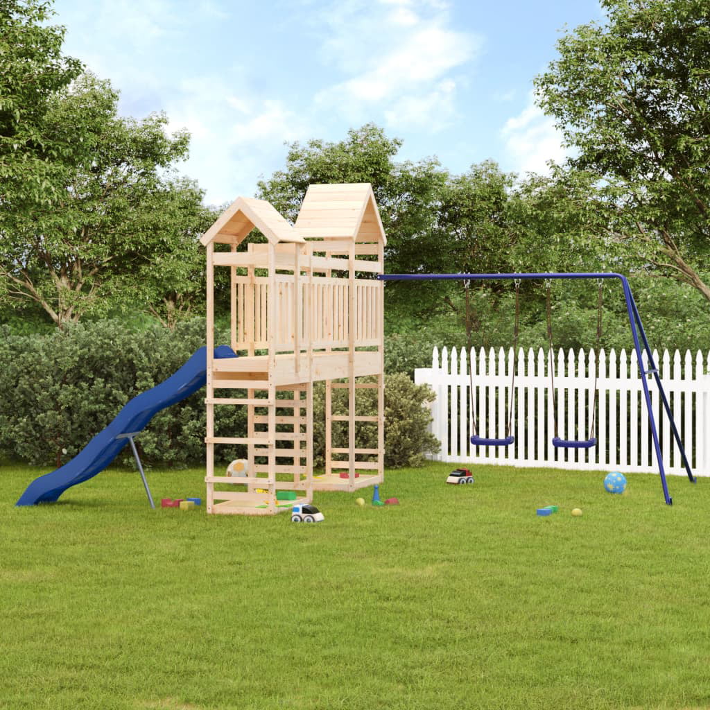 Anself Playset Solid Wood Pine