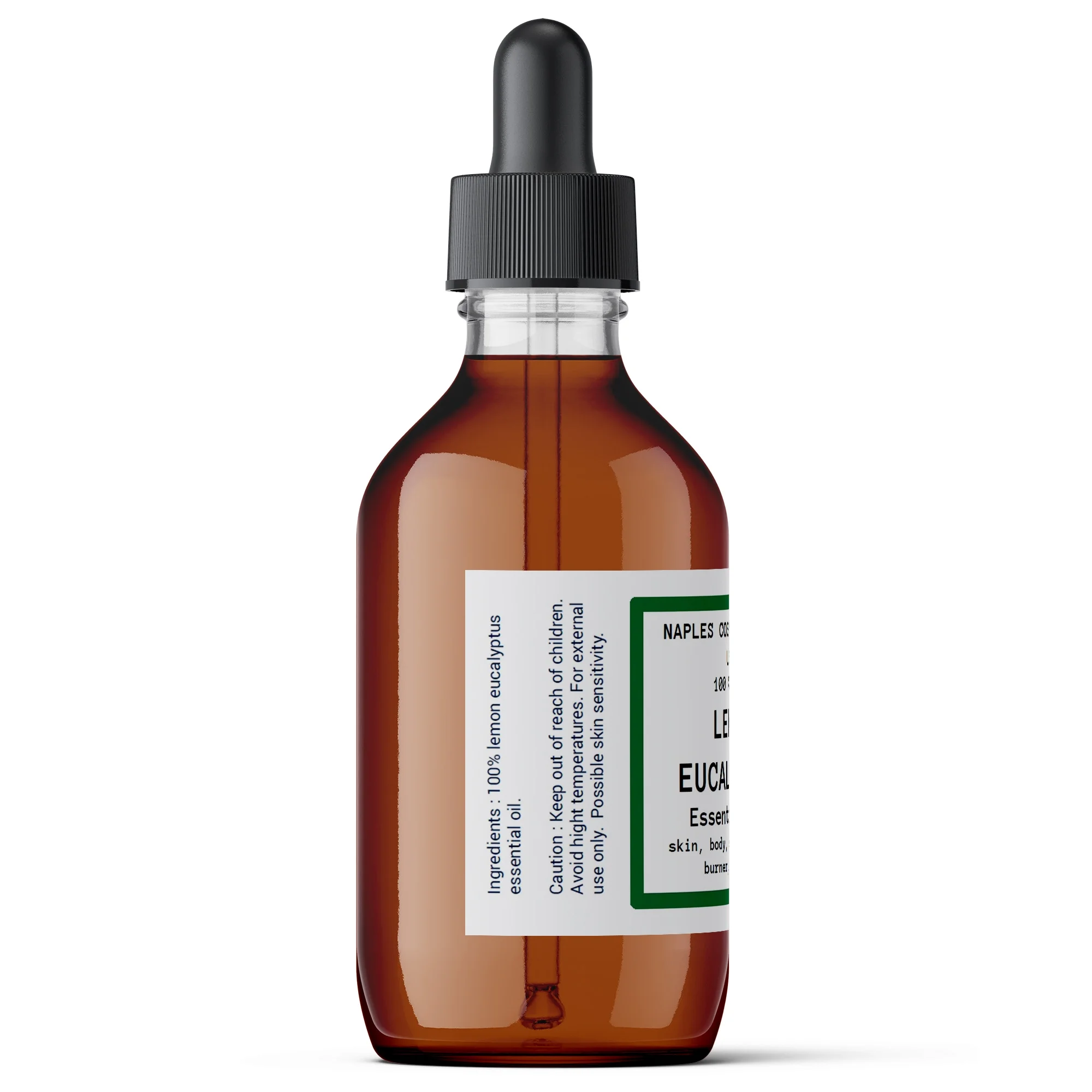 Lemon Eucalyptus Essential Oil, 4 oz Pure, Undiluted, Premium Grade, Bulk For Cosmetics, Skin, Soap, Candle and Diffuser