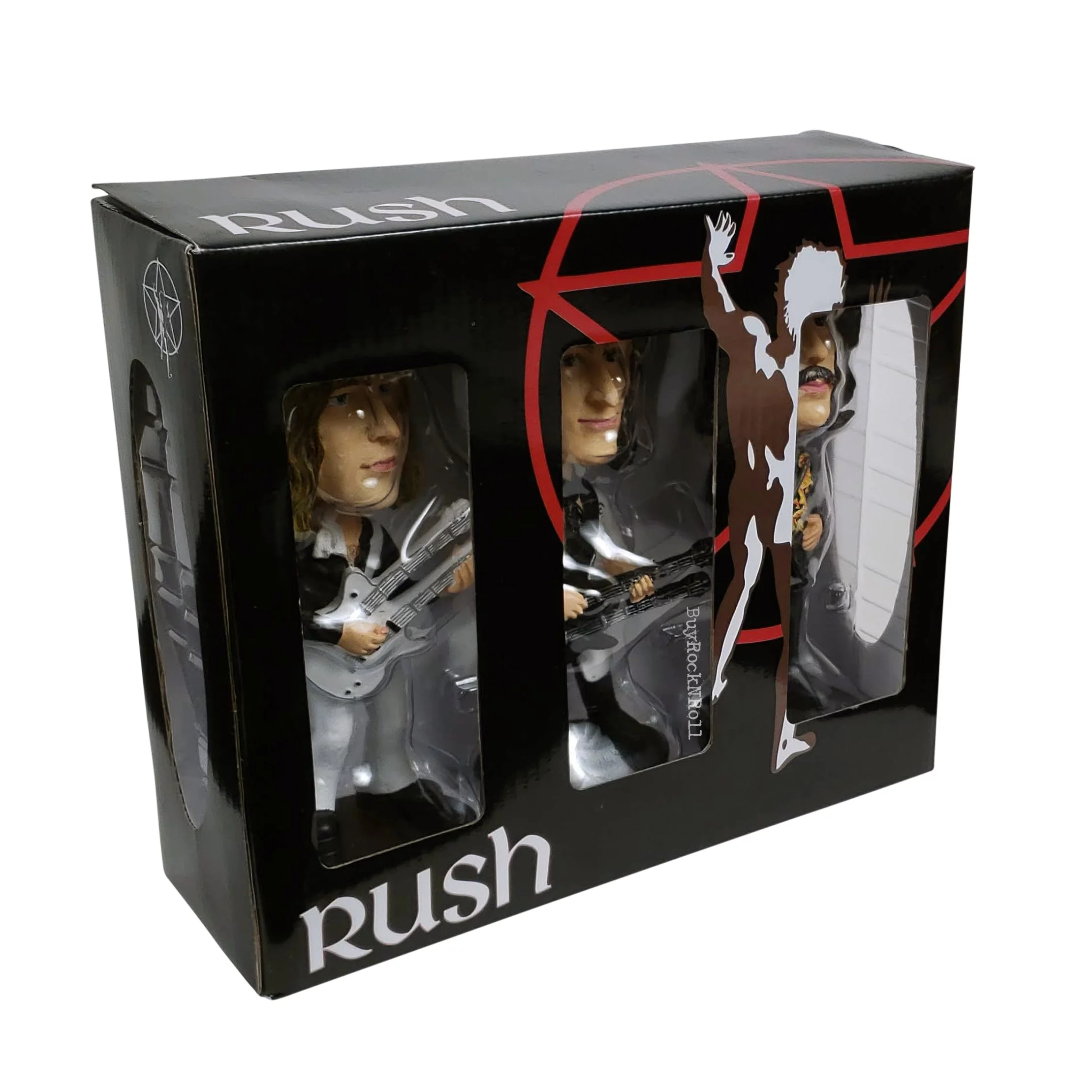 RUSH 2014 Collectible Anthem Geddy Alex Neil Kimonos Bobblehead-Nonperfect Box