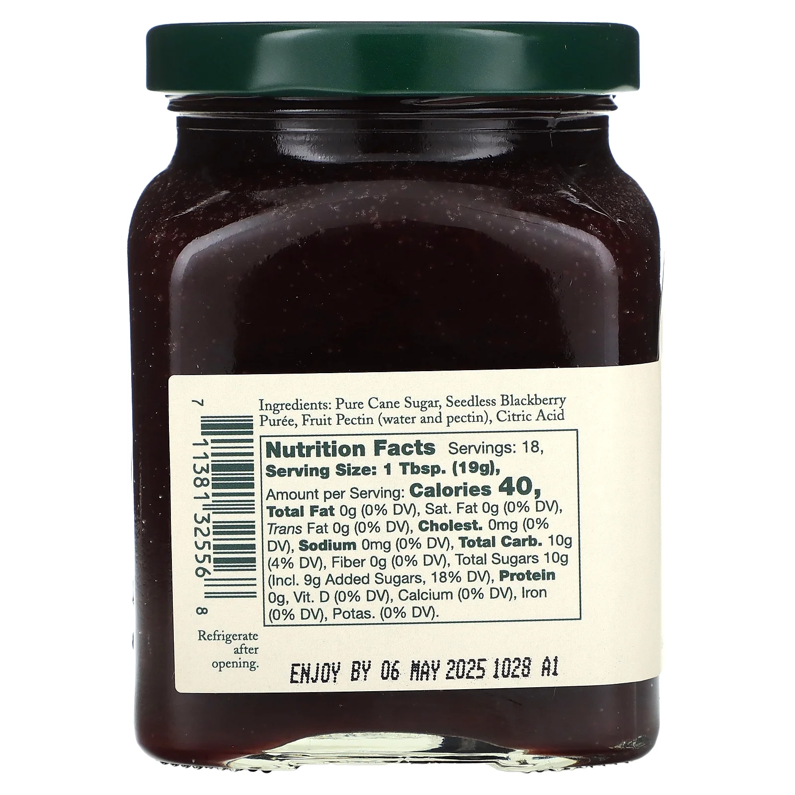Stonewall Kitchen Seedless Blackberry Jam - 12 oz jar