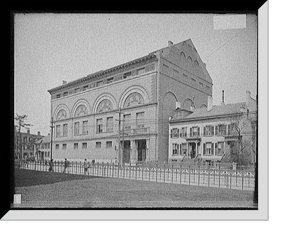 Historic Framed Print, [Yale University gymnasium, New Haven, Conn.], 17-7/8