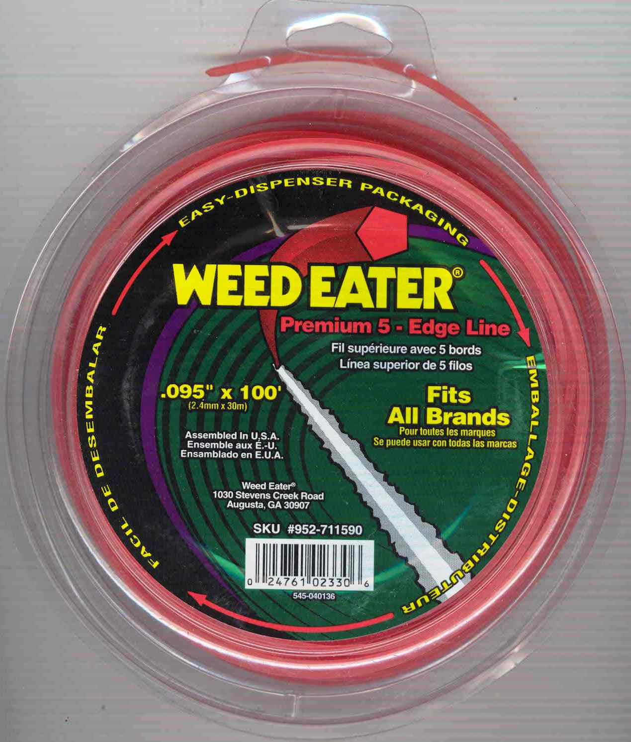 POULAN String Trimmer Line .095X100' 5 EDGE 952-711590  POU-952711590