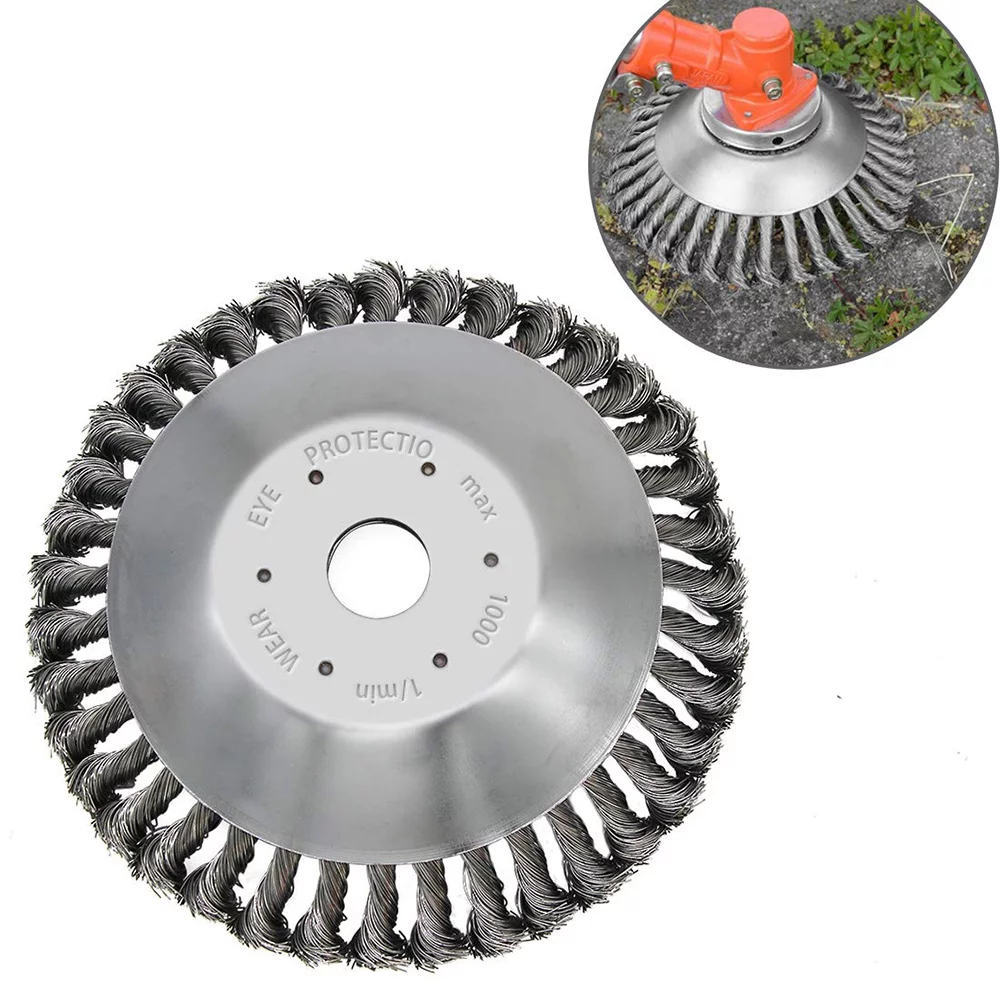 Nora Garden Weed ,Steel Wire Wheel, Lawn Mower Razors, Lawn Mower Eater Trimmer for Outdoor and Garden 8 inch