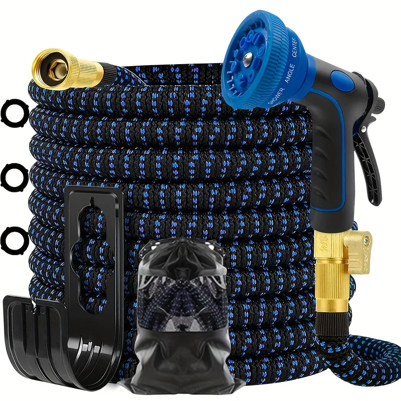Garden Hose, Flexi Hose with 10Function Nozzle Expandable Garden Hose, Lightweight & No-Kink Flexible Garden Hose,gardening hose, Marine and outdoor hose