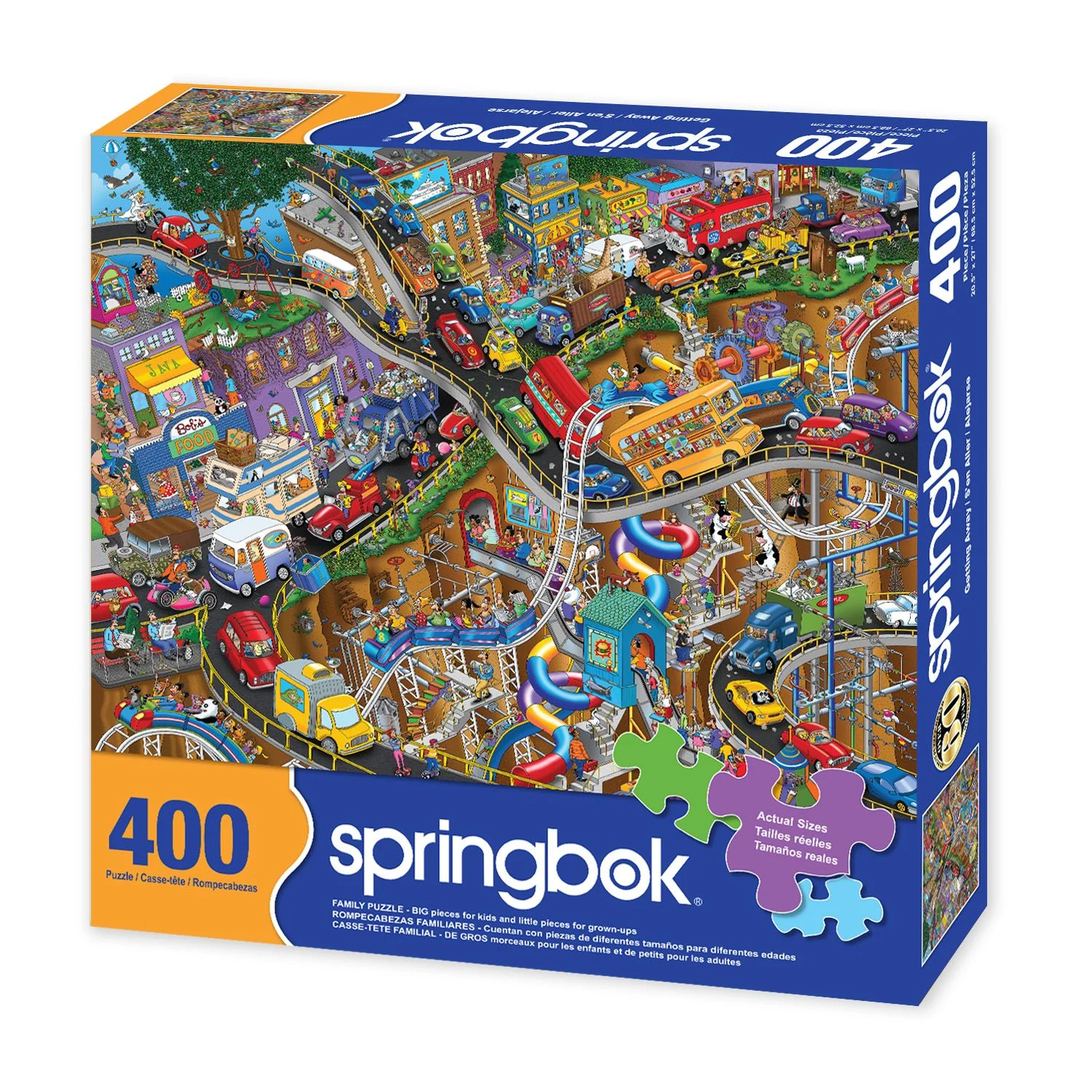 Springbok's 400 Piece Jigsaw Puzzle Getting Away - Made in USA