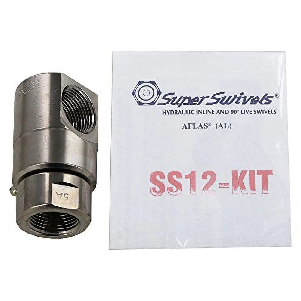 Rittenhouse Super Swivel Heavy-Duty Hose Reel Swivel 3/4-Inch NPT with Repair Kit (Bundle, 2 Items)
