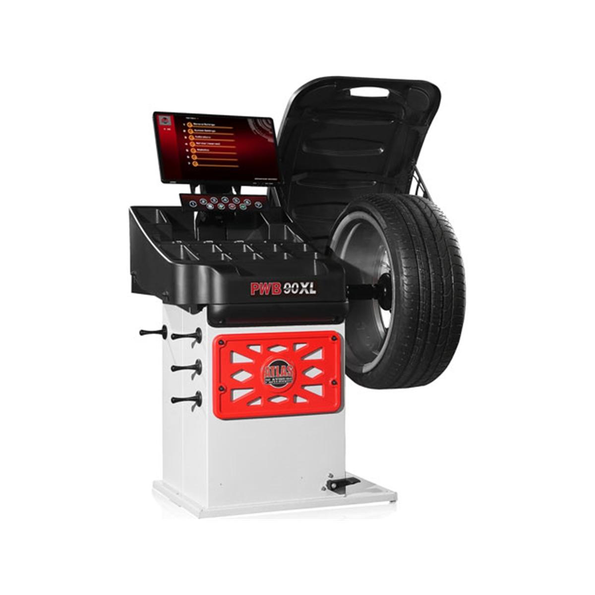 Atlas Equipment Platinum PWB90XL 3D Video Wheel Balancer with Laser Line