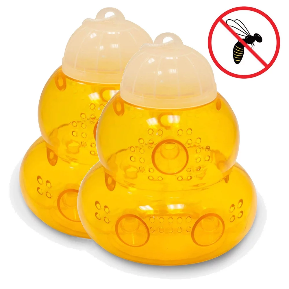 Insect Trap PIC Hornets Catcher Jackets 2pack Yellow Patio & Garden