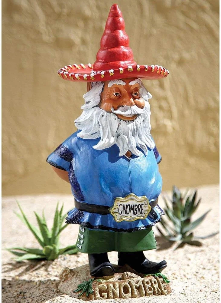 Gnombre - The Hispanic Garden Gnome