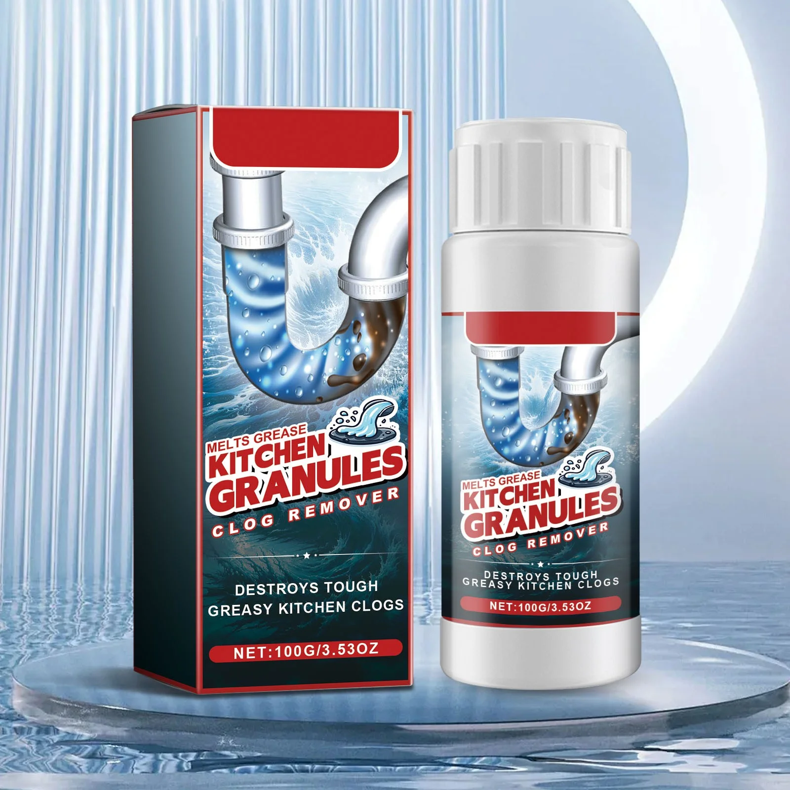 Kitchen Pipe Drain Cleaning Powder To Grease Or Cooking Oil Clogs Window Glass compatible with Machine Lint Remover Dry Eye Glasses Poultice Stain Remover Hard Wax Oil Dog Hair Catcher Washing