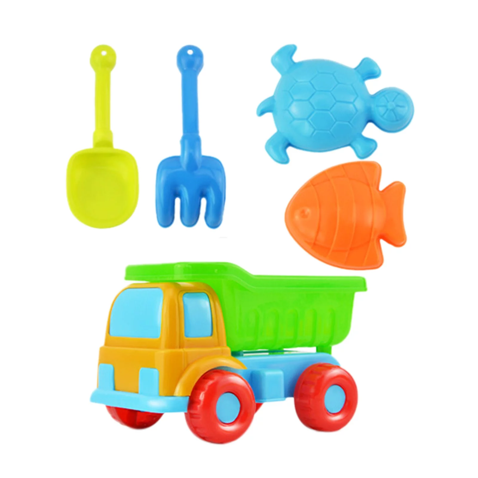Mnycxen 5 Piece Beach Toy Sand Set Sand Play Sandpit Toy Summer Outdoor Toy