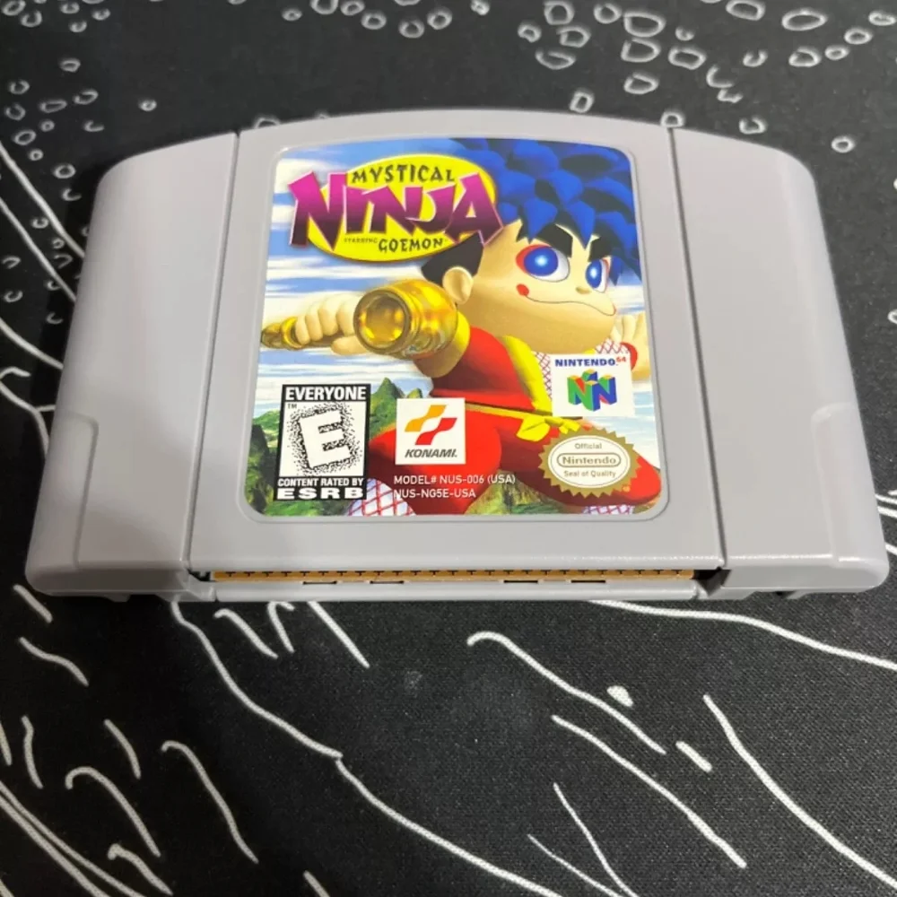Mystical Ninja Starring Goemon (Nintendo 64, 1998) tested and working cartridges -