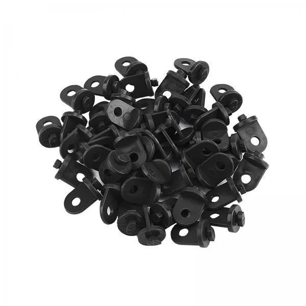 SunniMix 3x50Pcs Greenhouse Hook Black Accessories for Greenhouse for Greenhouse Tomato