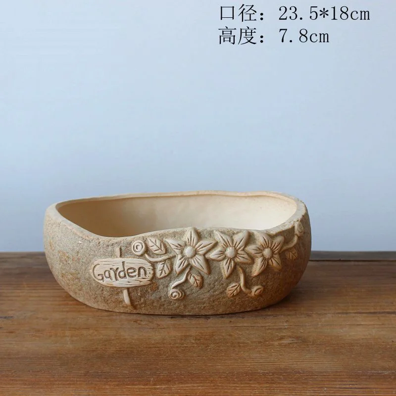 Ceramic Succulent Planter - Large Planter for Succulents