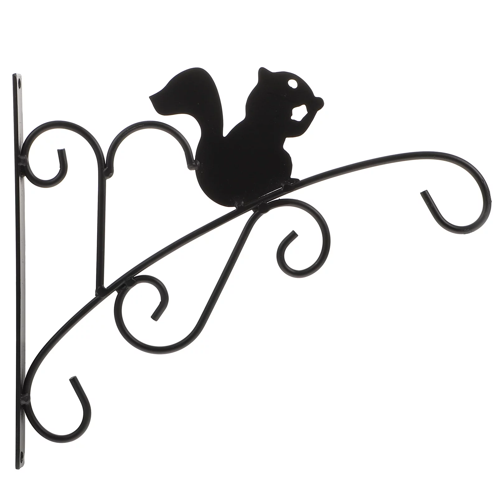 Guichaokj 1 Set Wall Hanging Flowerpot Rack Iron Flowerpot Stand Wall Mounted Plant Hanger