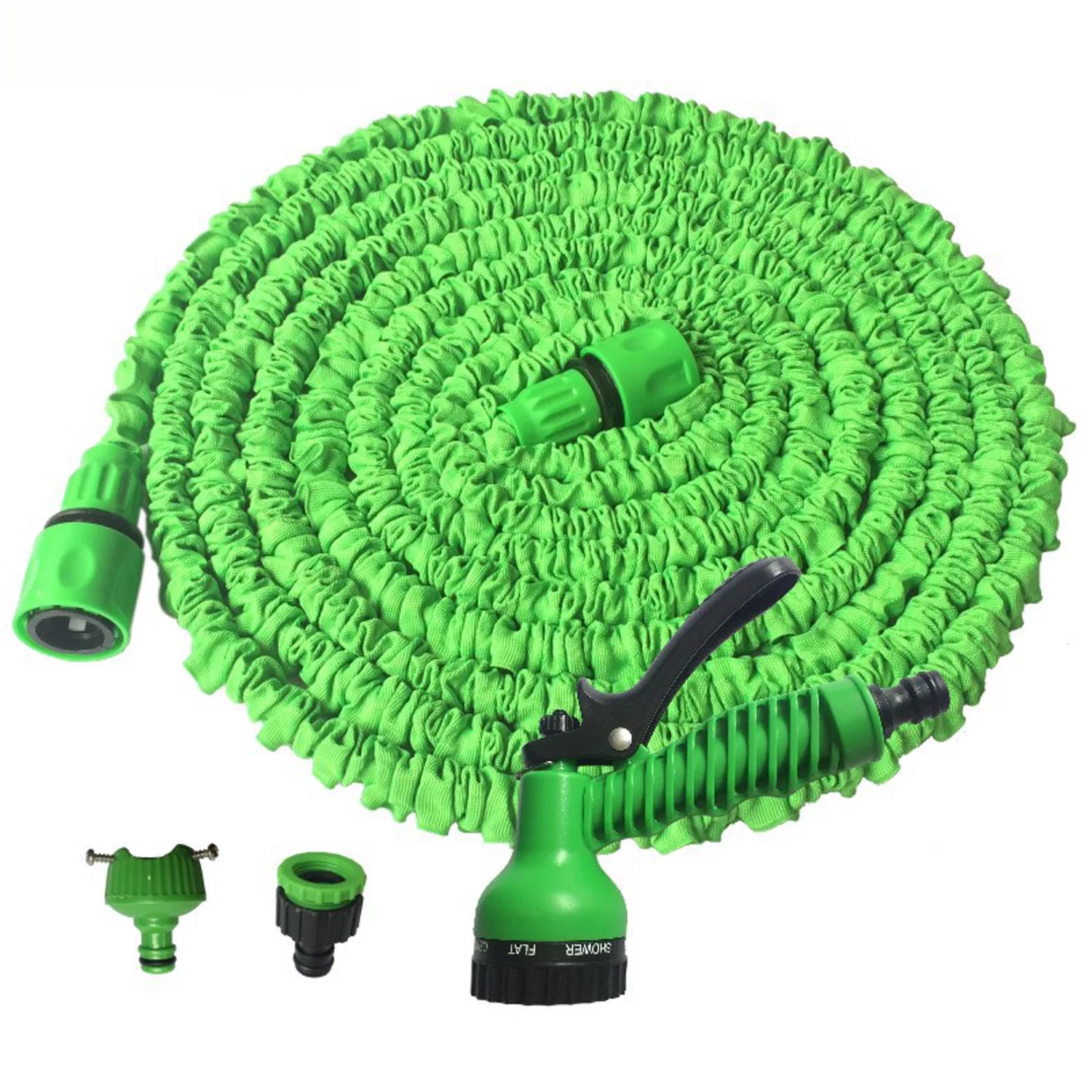 Gaobase 100FT Retractable Hose Multipurpose Car Garden Hose Garden Watering Set 7 Patterns