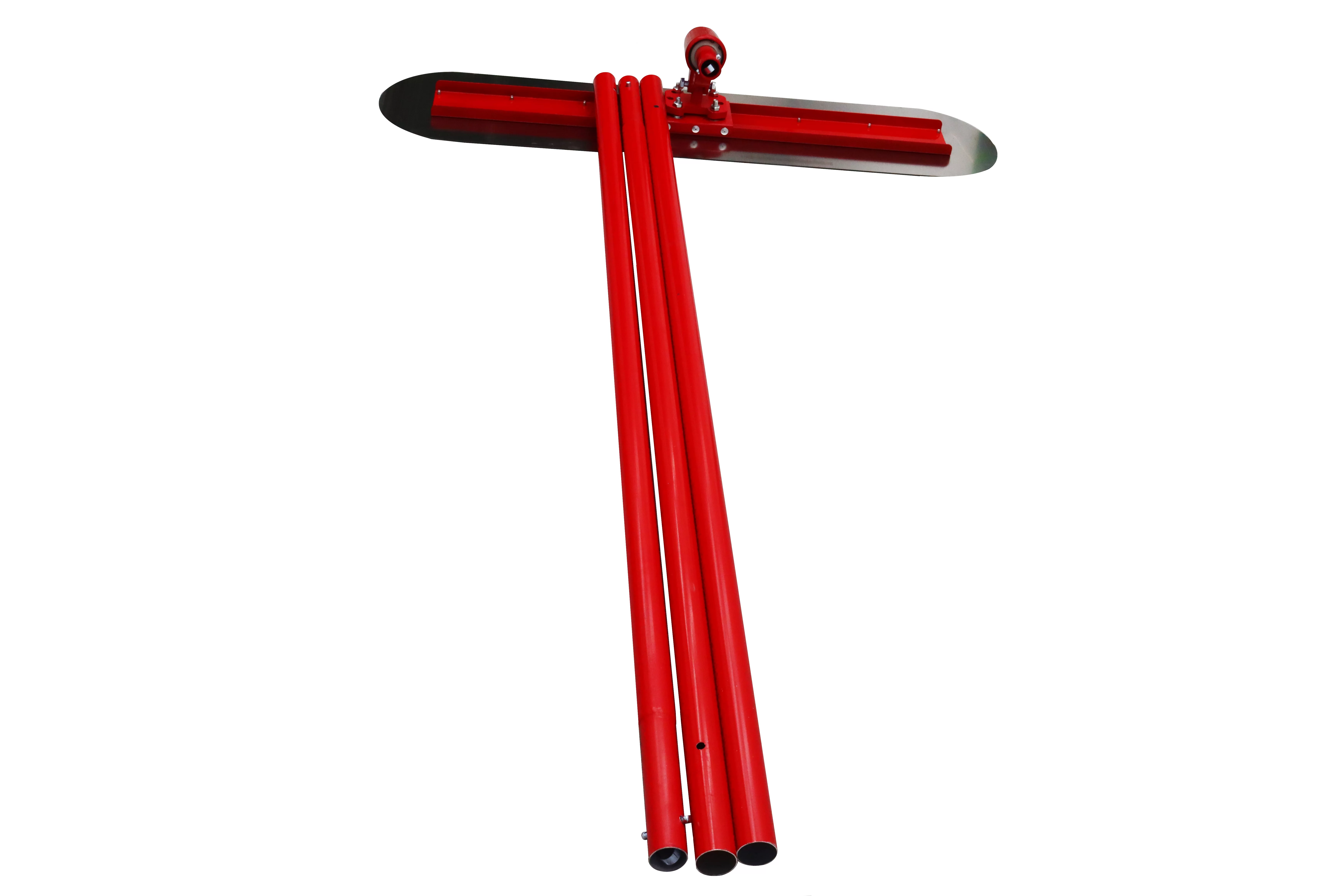 INTBUYING Concrete Trowel Finishing Cement Pavement Push Pull Tools Smooth Finish Trowel Stainless Steel 35.4Inch