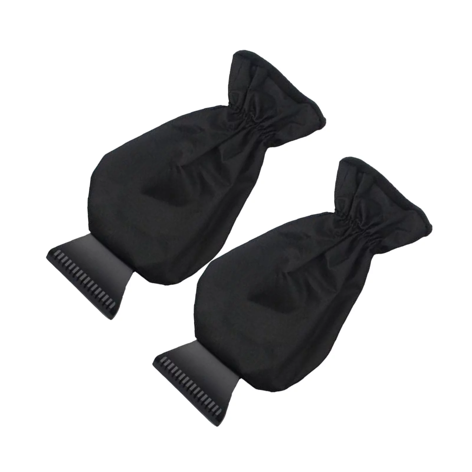 Car Snow Shovel with Gloves Ice Remove Clean Tool black