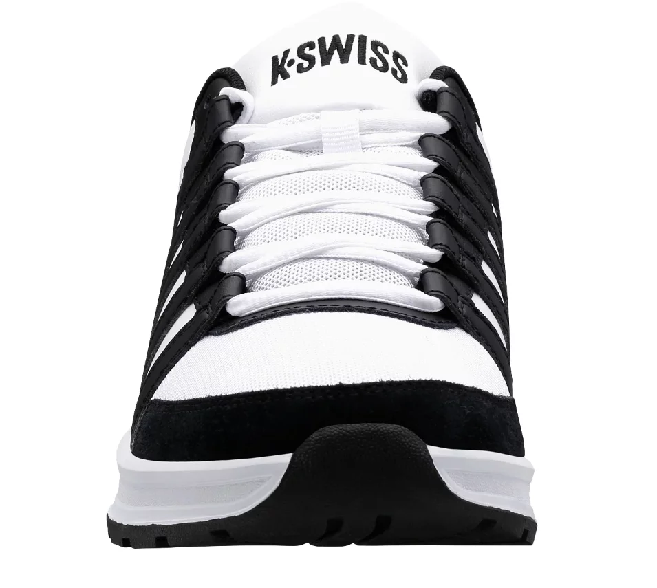 K-Swiss Men's Vista Trainer Shoes White/Black 07000-181-M Size 11.5 US