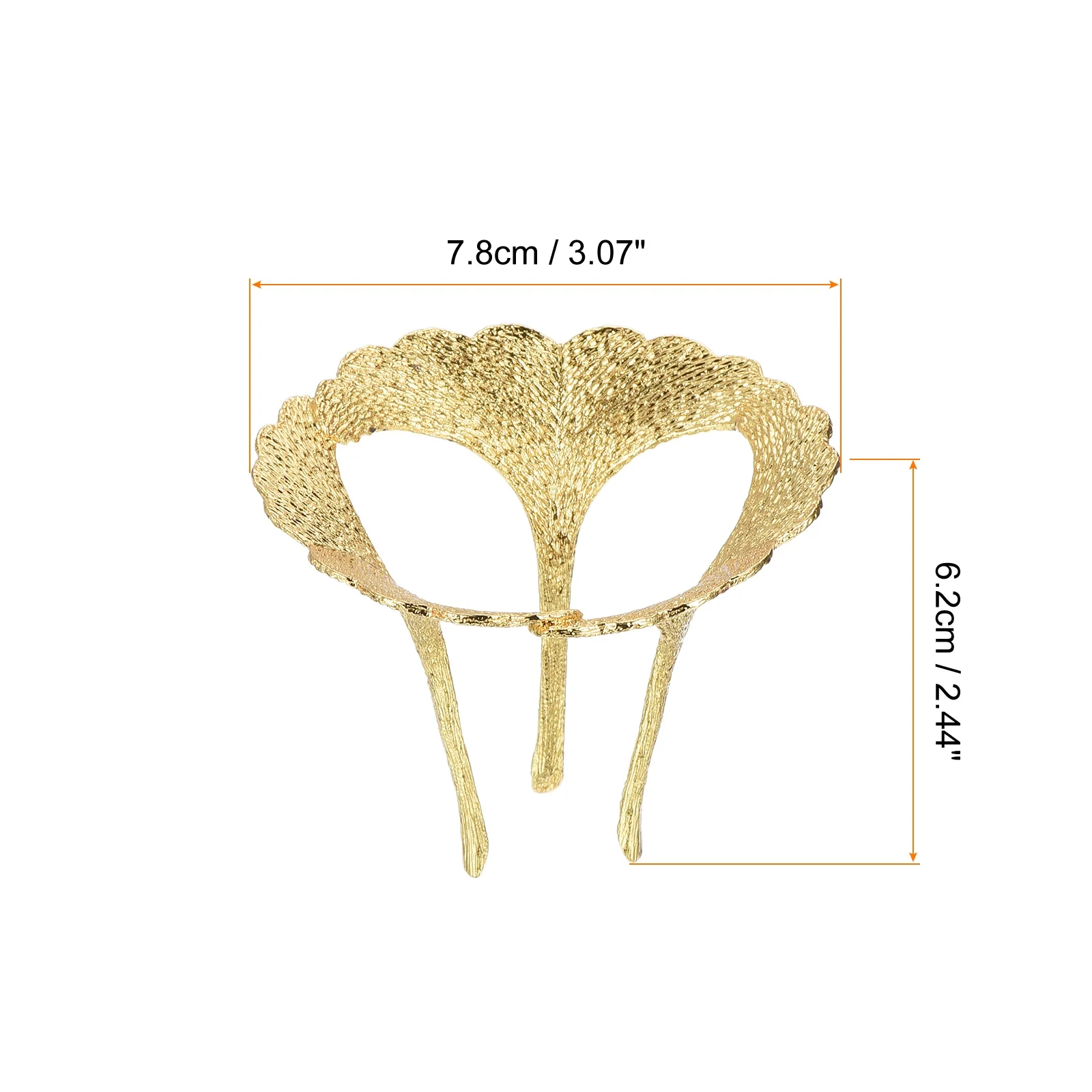 Uxcell Air Plant Stand Tillandsia Holder Metal Air Plant Pot Container for Decor, Golden