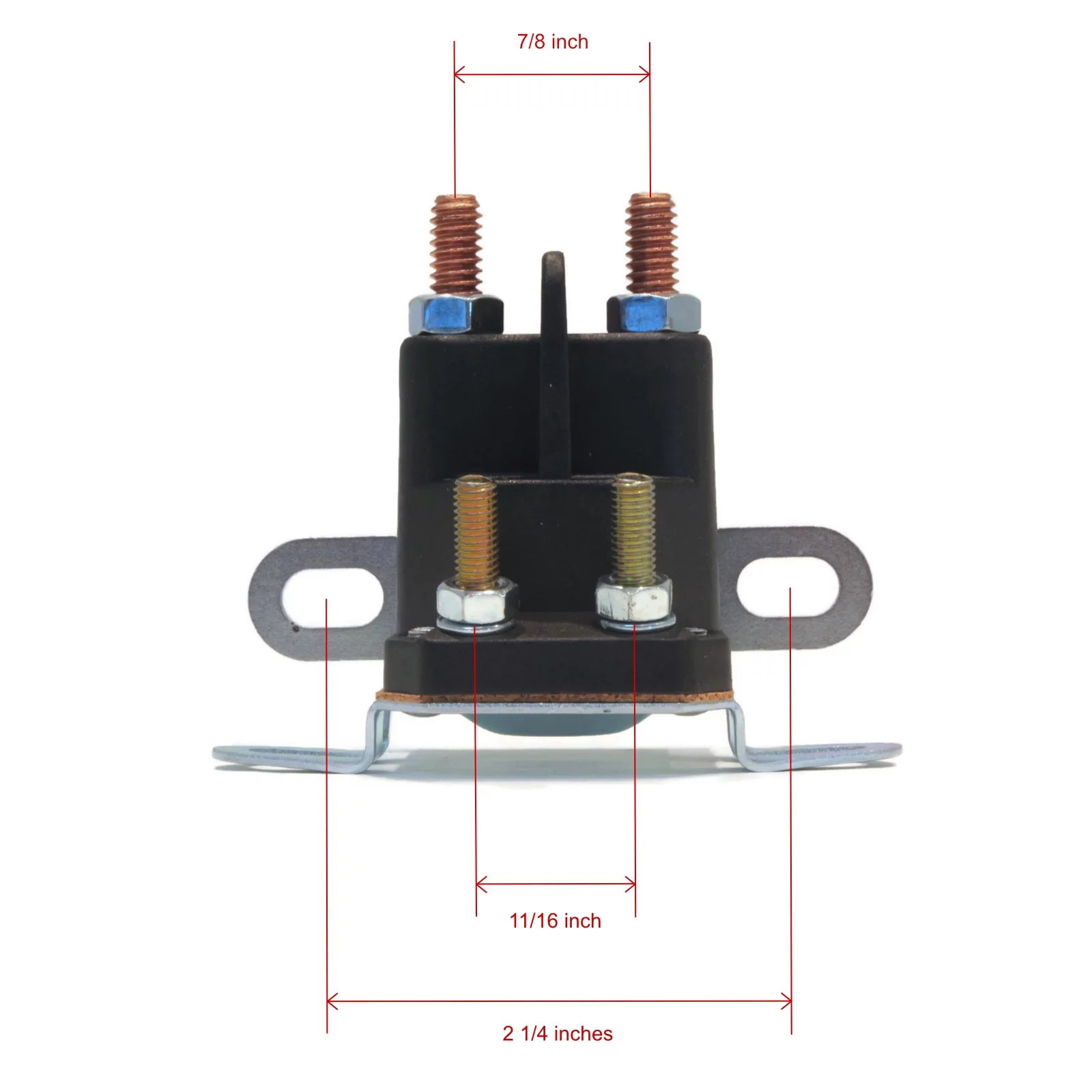 The ROP Shop | Universal 3-Post Relay Solenoid For 1986 Toro 417-8 31-17K802, 417-A 31-17KE02