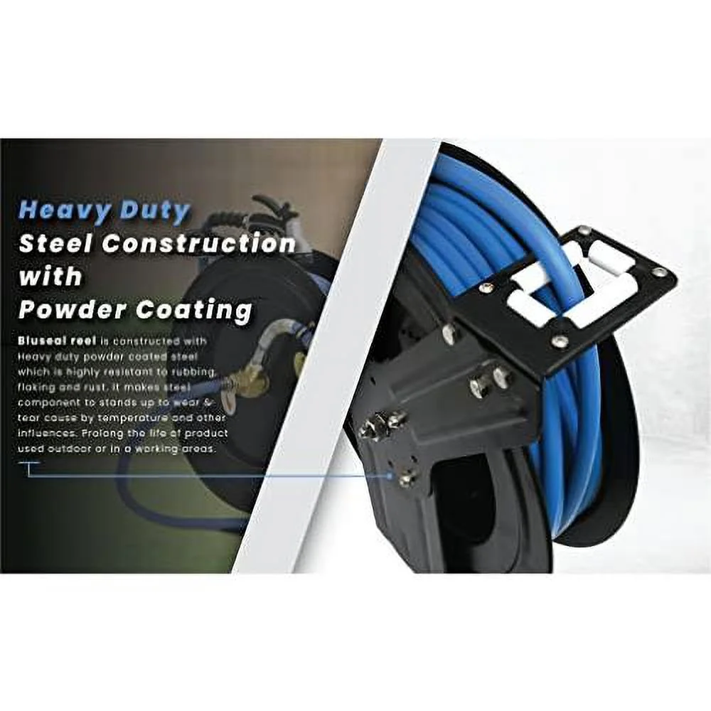 BLUSEAL BSWR1250HRS Retractable Hose Reel With 1/2