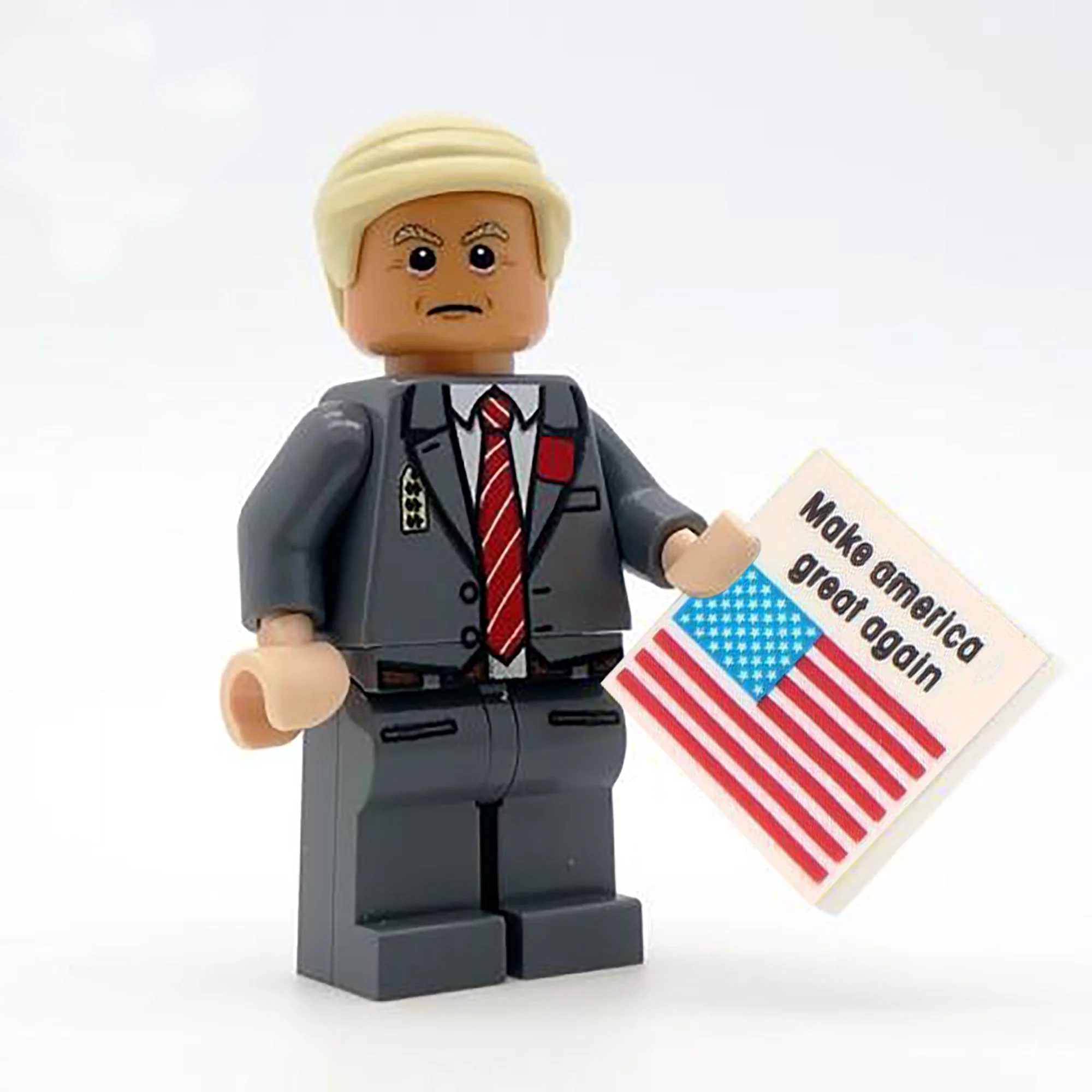 President Donald Trump custom minifigure