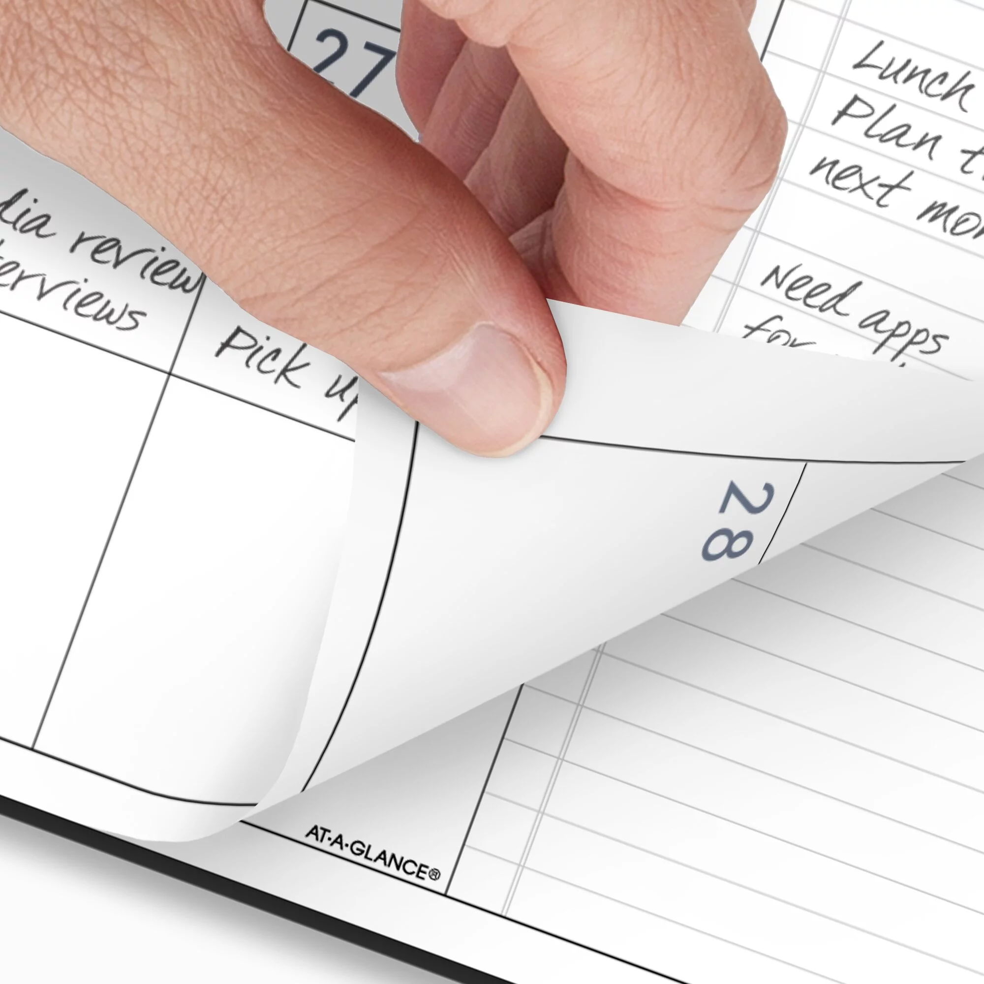 AT-A-GLANCE Contemporary 2024 Monthly Planner Black Medium 7 x 8 34 - Monthly