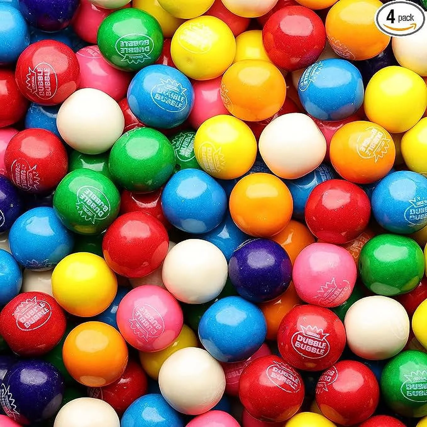 Gumballs for Gumball Machine - 0.5 Inch Mini Gumballs - 4 Lb Bulk Gum Balls for Kids - 7 Flavor Gumball Machine Refills - 1040 Pcs Gumballs Bulk Pack
