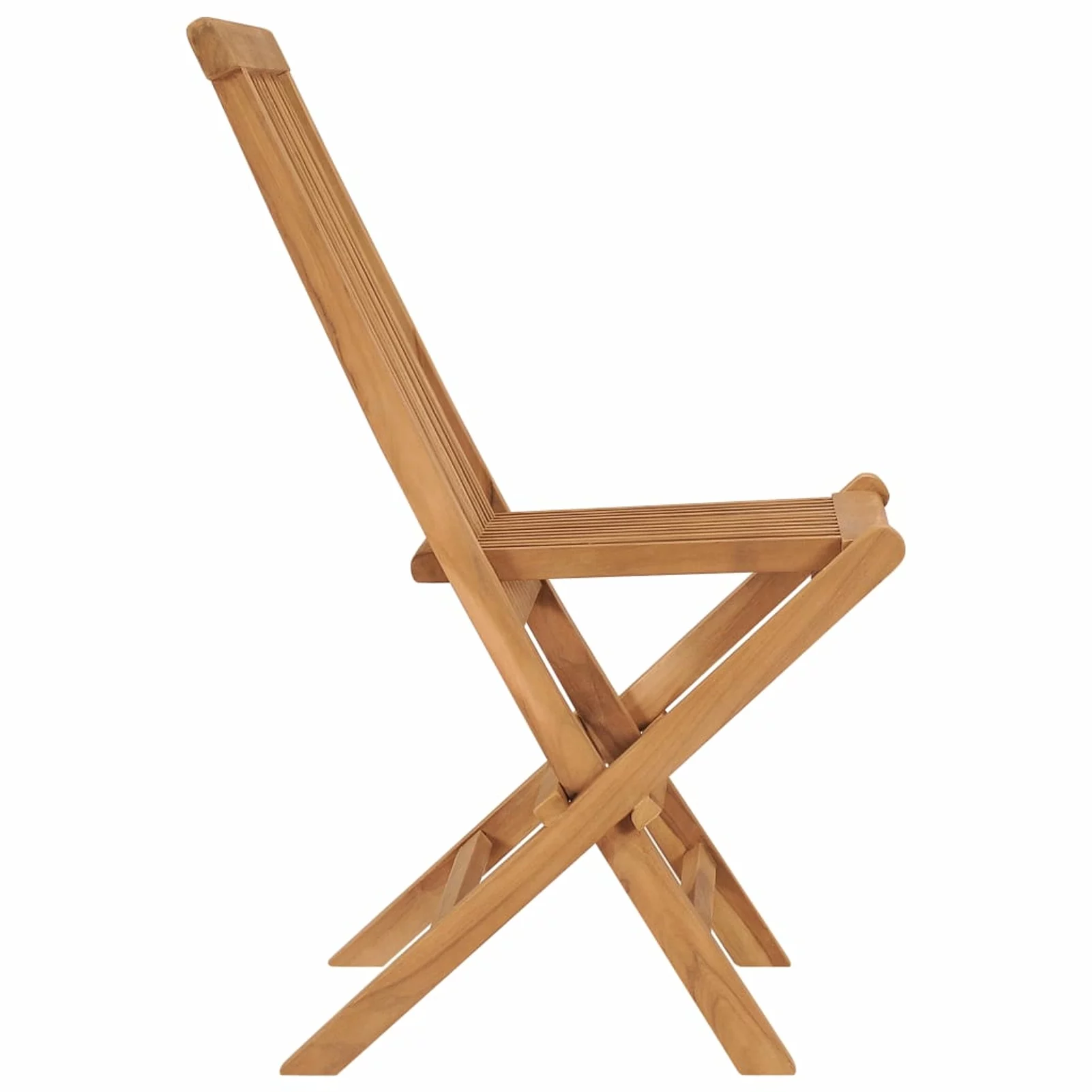 ametoys Folding Patio Chairs 2 pcs Solid Teak Wood