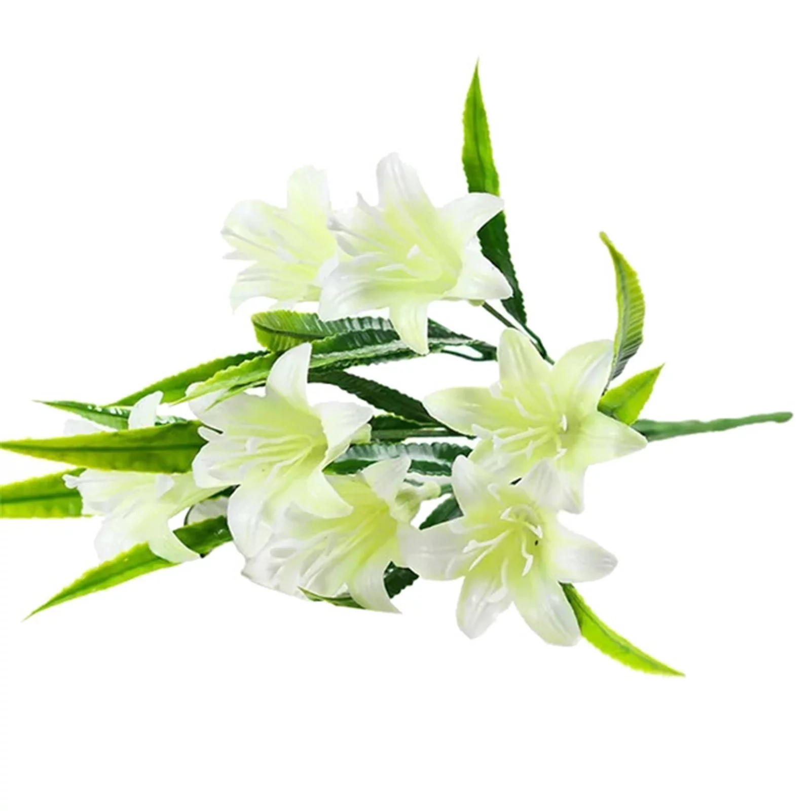 MVNSFEW Artificial Flowers in Pot Lily Flower Artificial Flower Potted Decoration Wedding Decoration Dry Flower Decoration Artificial Artificial Artificial Flower