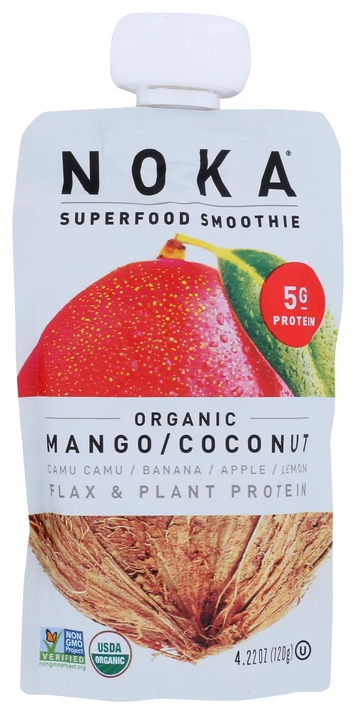 Noka Superfood Blend, Mango Coconut, 4.22 oz, Pack of 6