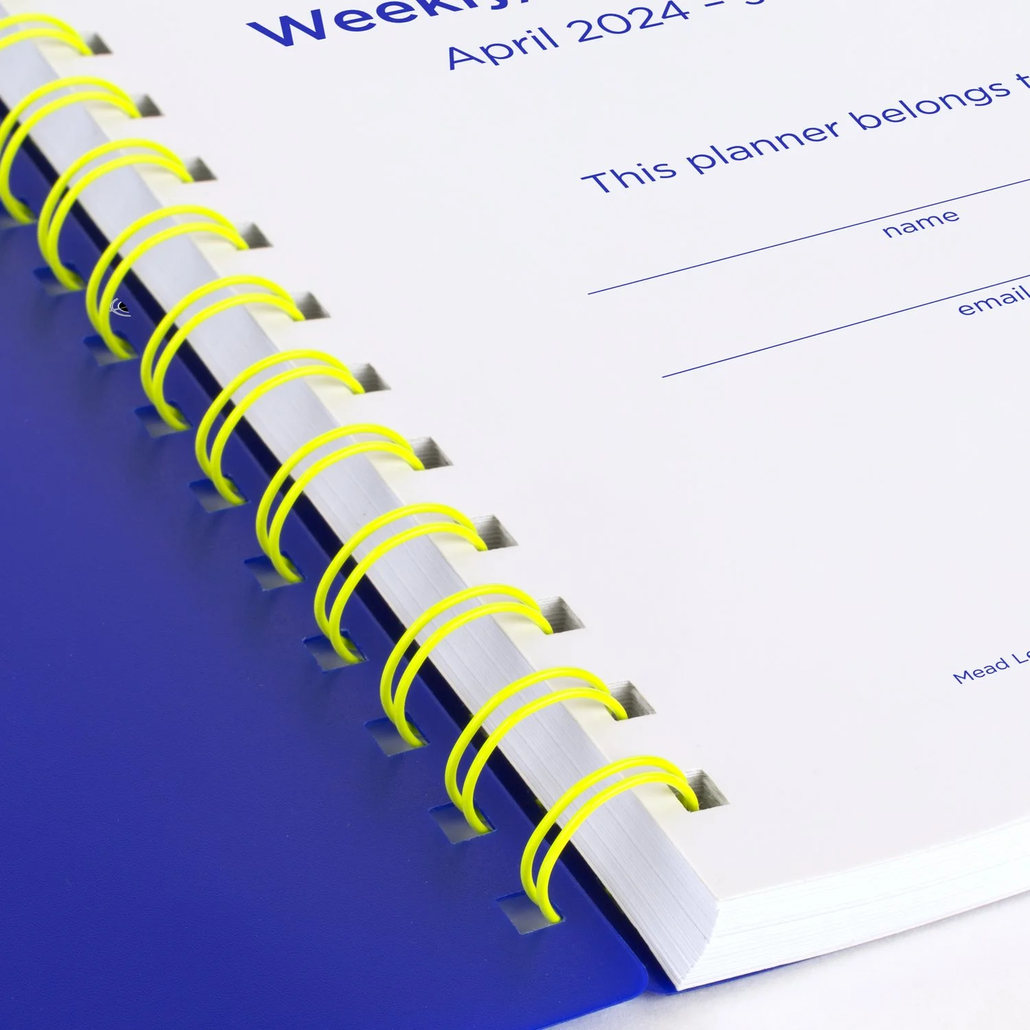 Mead Monthly Weekly Medium Indigo Planner