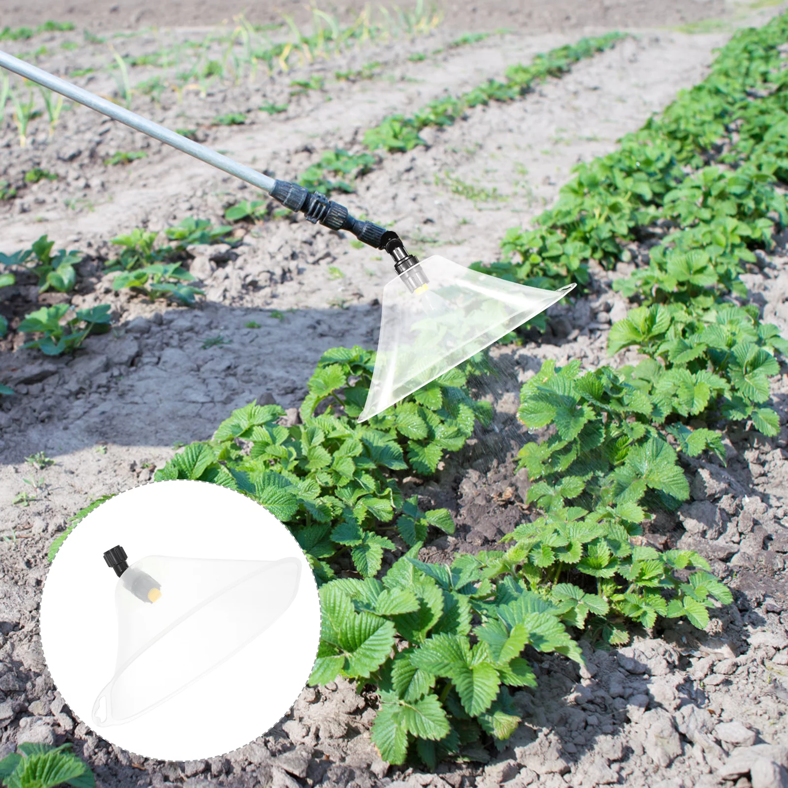 Qumonin High Pressure Misting Nozzles with Windproof Shield (2pcs)