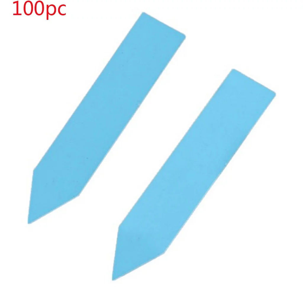 100 Pcs Plastic Plant Seed Labels Pot Marker Nursery Garden Stake Tags 5cm x1cm