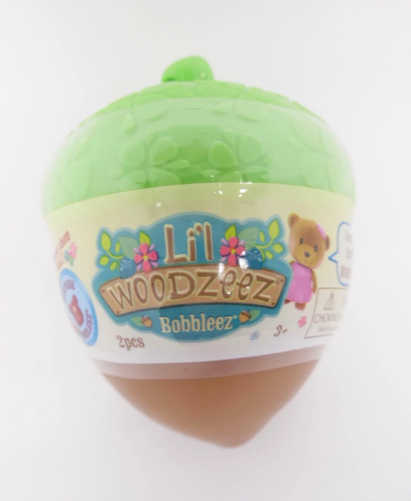 Li'l Woodzeez Bobbleez Collection - Surprise Bobblehead Animal Toy in Acorn