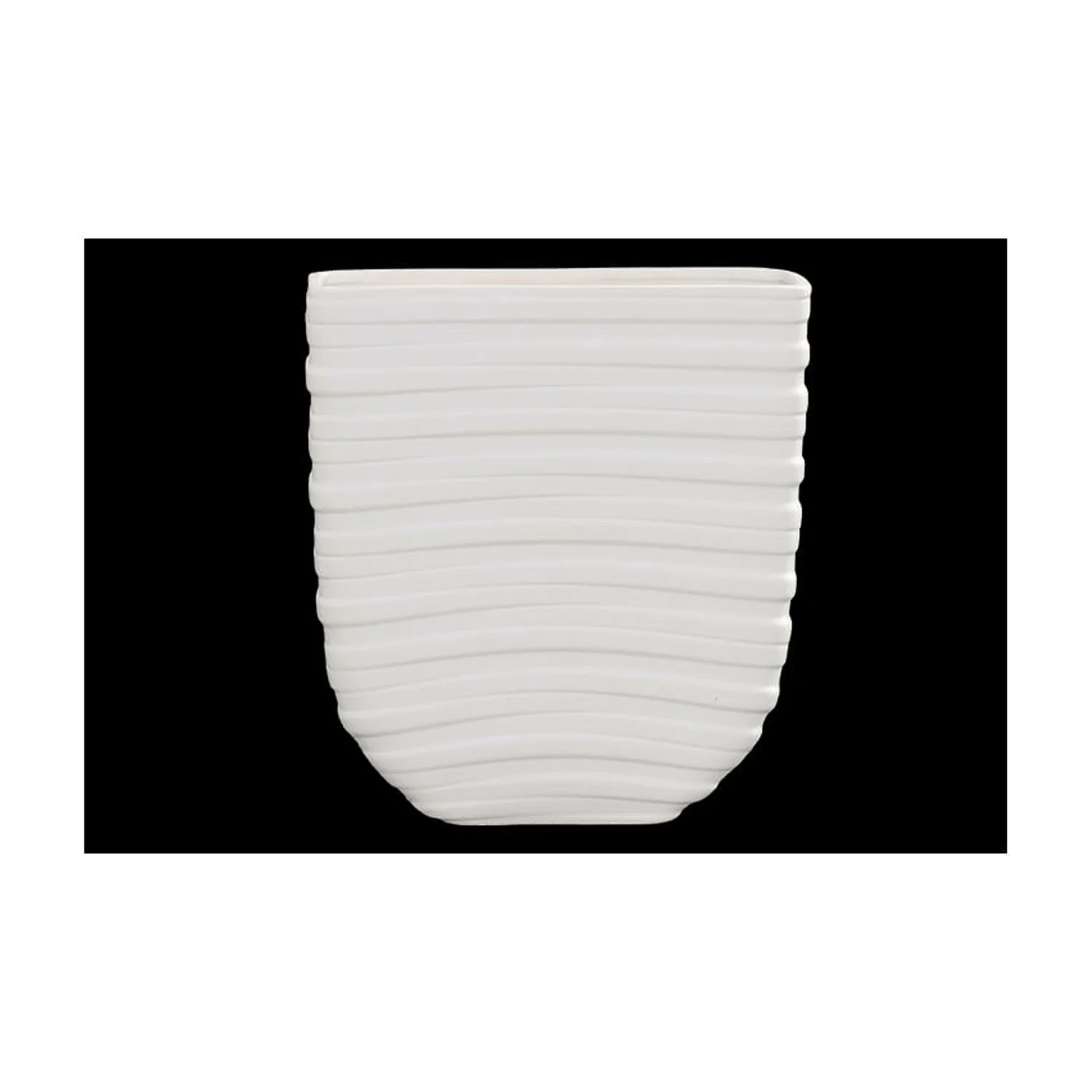 Urban Trends Ceramic Tall Pot Rectangle